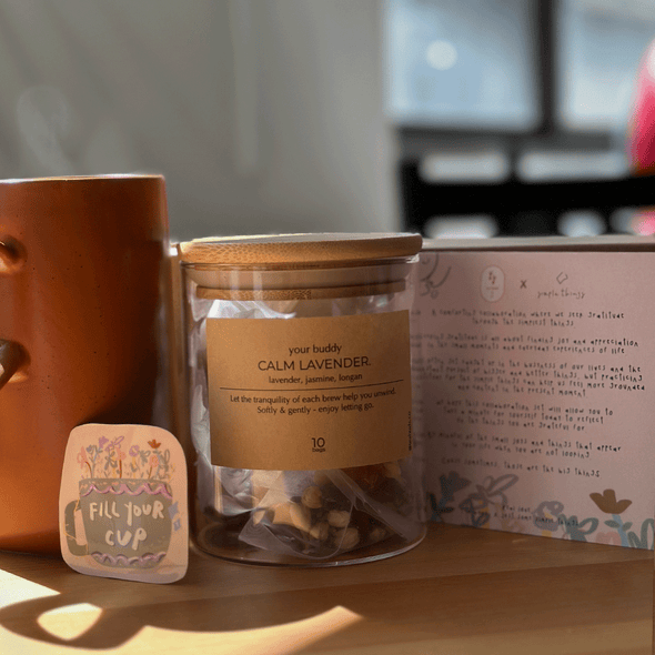 Small Joys and Gratitude - Tea and Sticker Set
