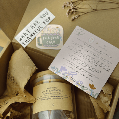 Small Joys and Gratitude - Tea and Sticker Set