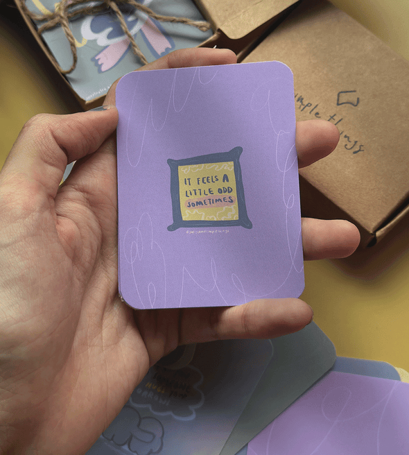 You're okay - Mini Illustration Cards Set