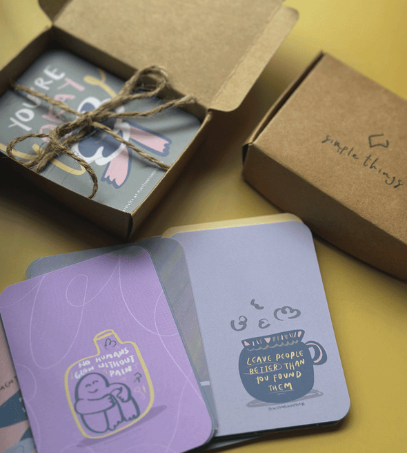 You're okay - Mini Illustration Cards Set