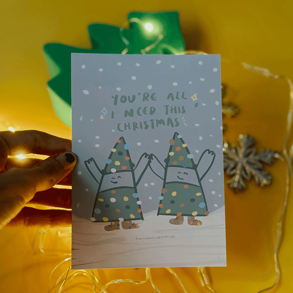 You're all I need this Christmas | Postcard