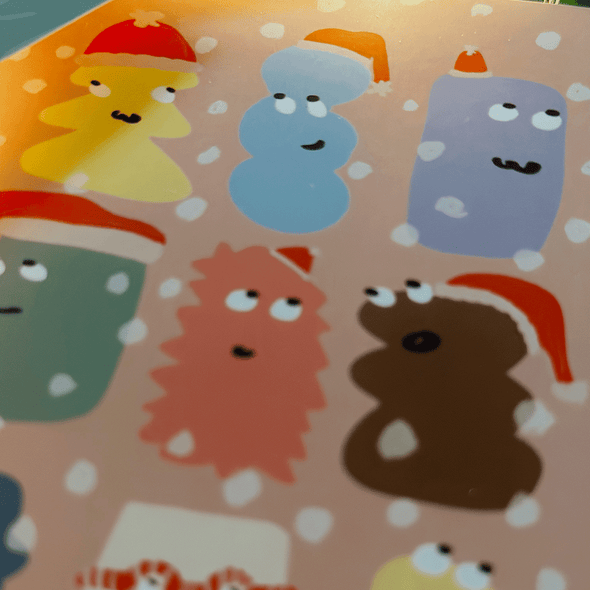 Merry Snuggles | Postcard