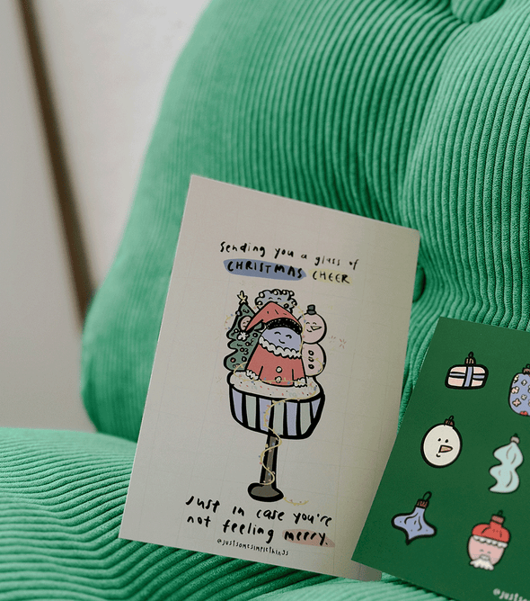 Little simple merry things | Postcard