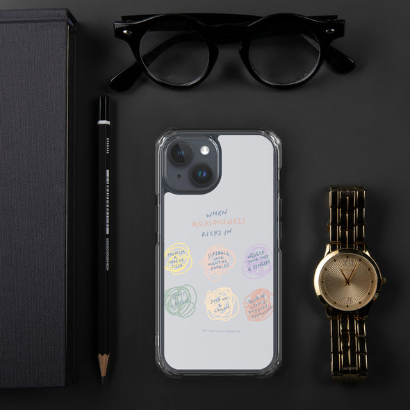 When Anxiousness kicks in Transparent iPhone Case