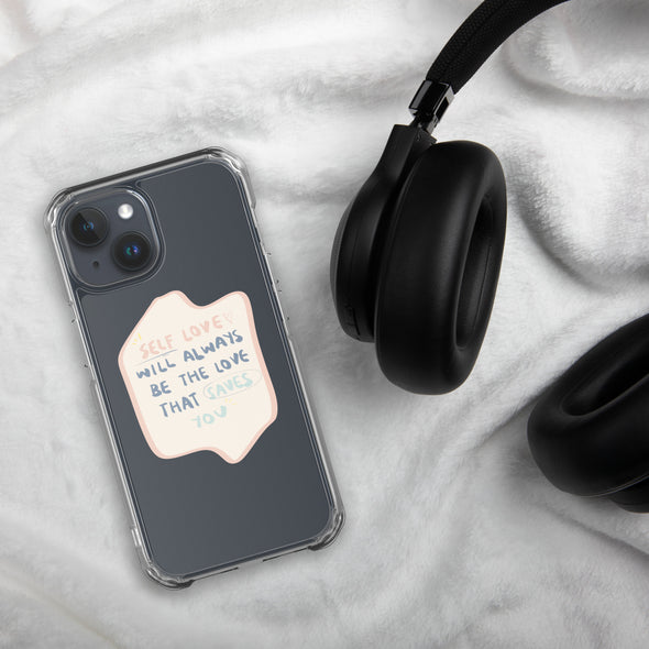 Self love Transparent iPhone Case