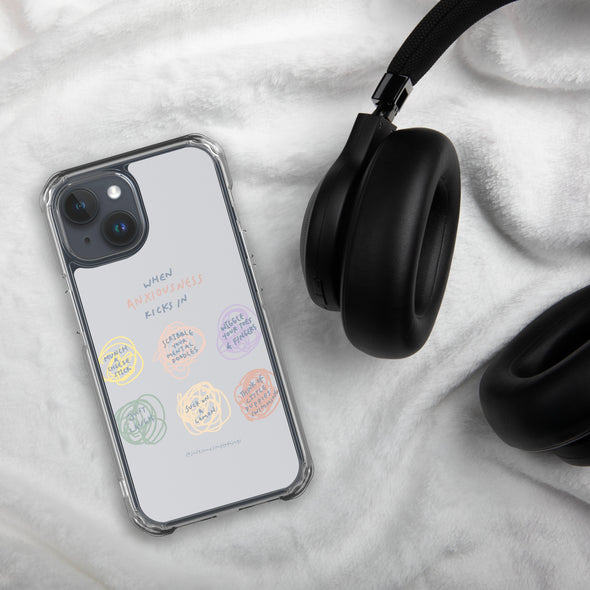 When Anxiousness kicks in Transparent iPhone Case
