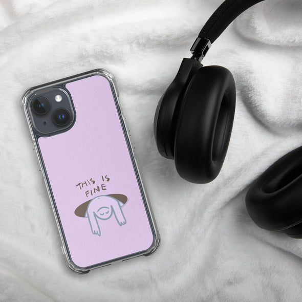 This is fine Transparent iPhone Case