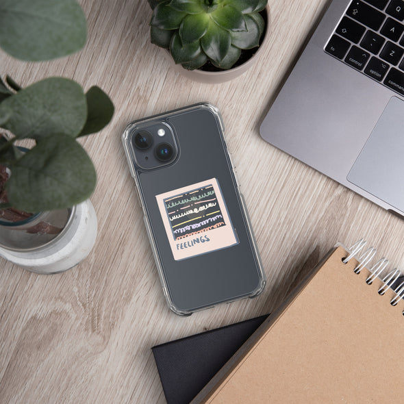 Feelings Transparent iPhone Case