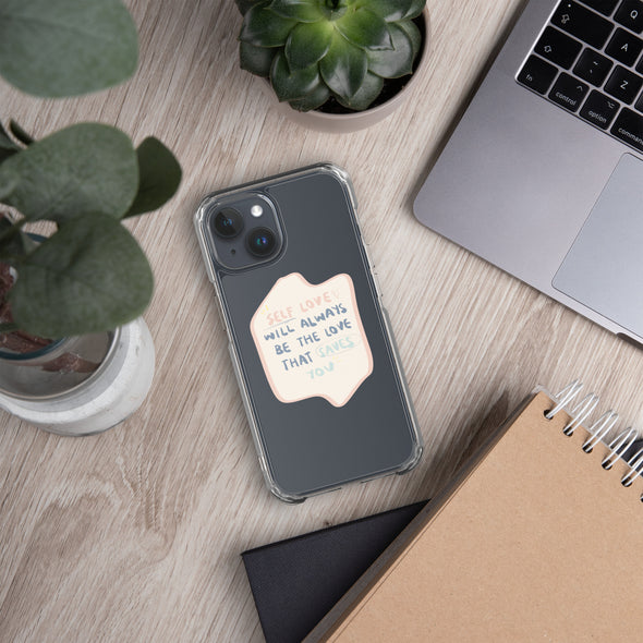 Self love Transparent iPhone Case