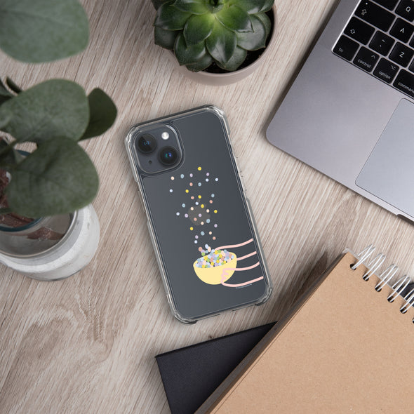 Sprinkles Bowl Transparent iPhone Case