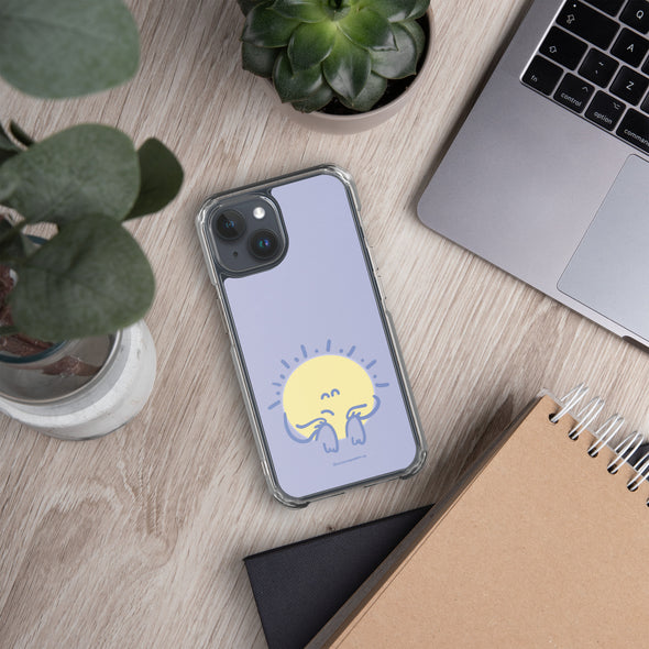 Dimmed Sun Transparent iPhone Case