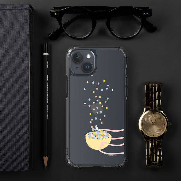 Sprinkles Bowl Transparent iPhone Case