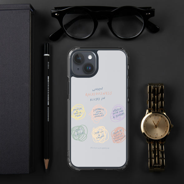 When Anxiousness kicks in Transparent iPhone Case