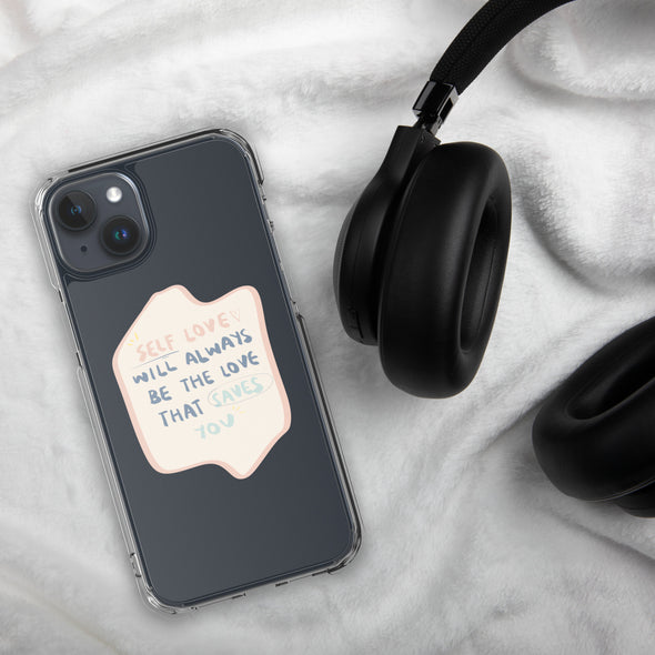 Self love Transparent iPhone Case