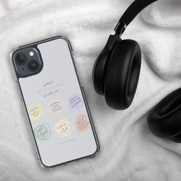 When Anxiousness kicks in Transparent iPhone Case