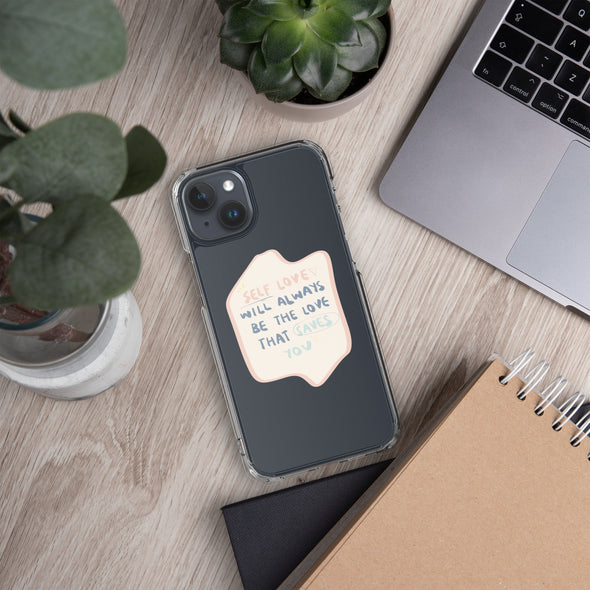 Self love Transparent iPhone Case