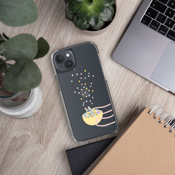 Sprinkles Bowl Transparent iPhone Case