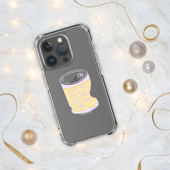 Dented Self Transparent iPhone Case