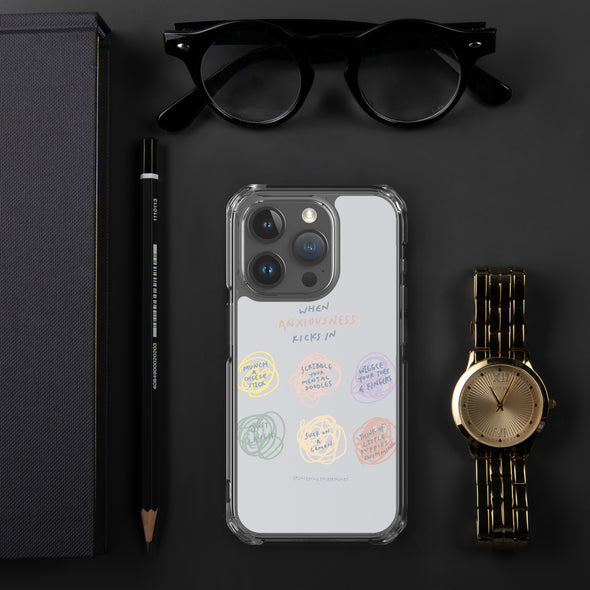 When Anxiousness kicks in Transparent iPhone Case