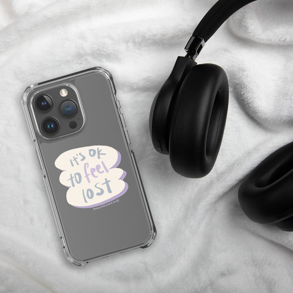 It's okay to feel lost Transparent iPhone Case