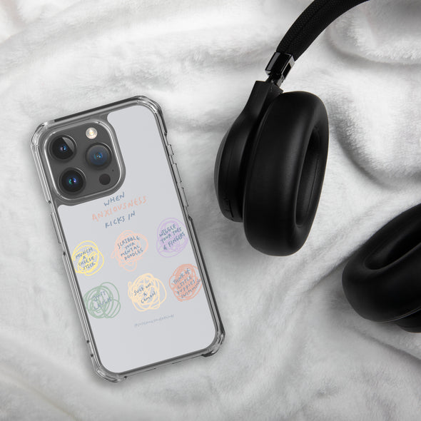When Anxiousness kicks in Transparent iPhone Case
