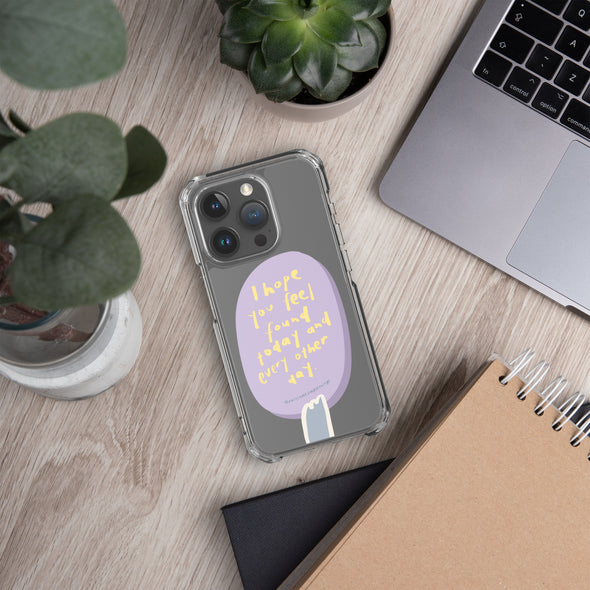 I hope you feel found today Transparent iPhone Case