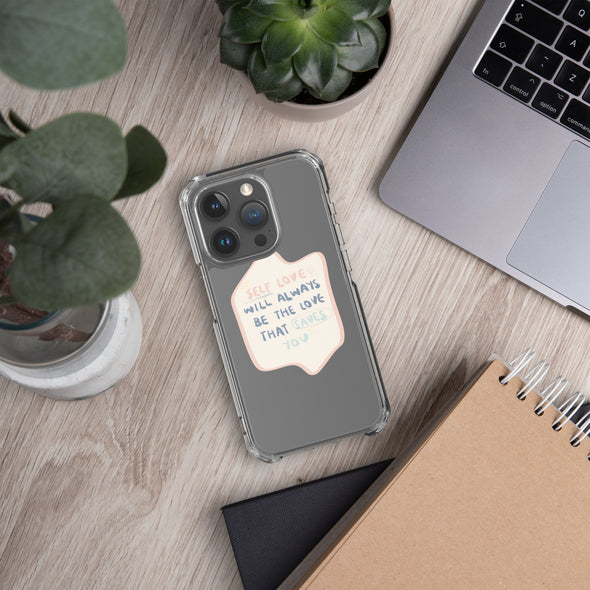 Self love Transparent iPhone Case