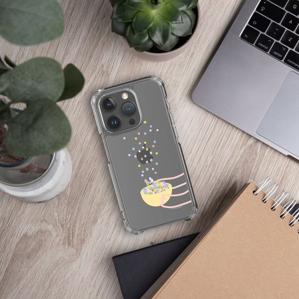 Sprinkles Bowl Transparent iPhone Case