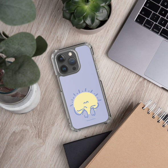 Dimmed Sun Transparent iPhone Case