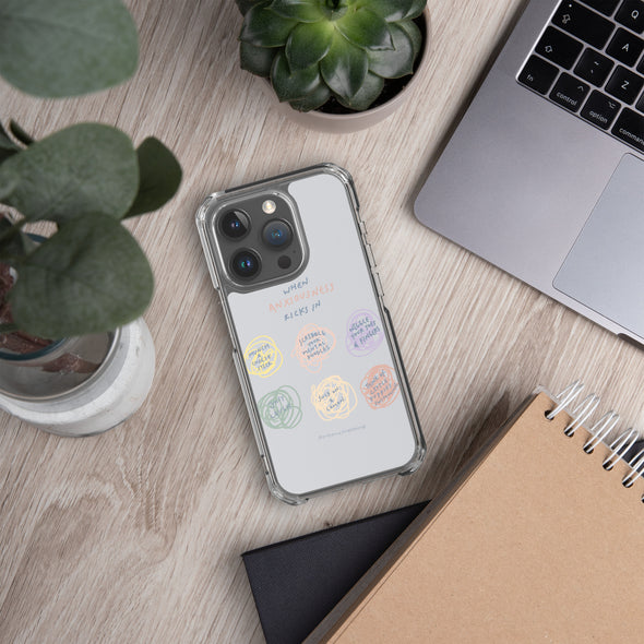 When Anxiousness kicks in Transparent iPhone Case