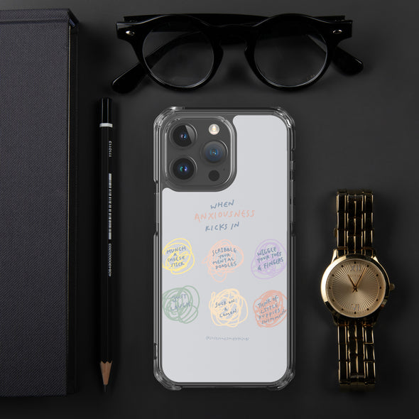 When Anxiousness kicks in Transparent iPhone Case
