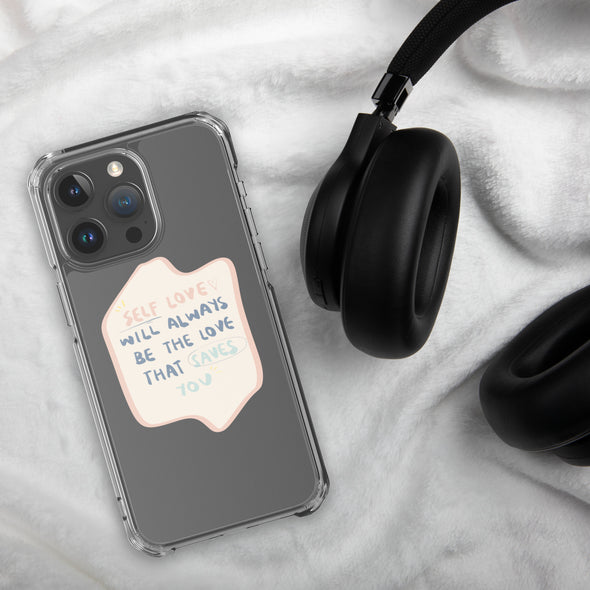 Self love Transparent iPhone Case