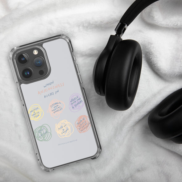 When Anxiousness kicks in Transparent iPhone Case