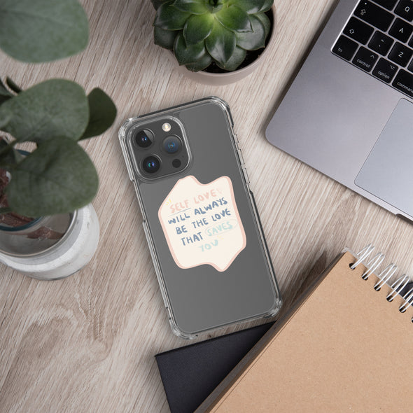 Self love Transparent iPhone Case