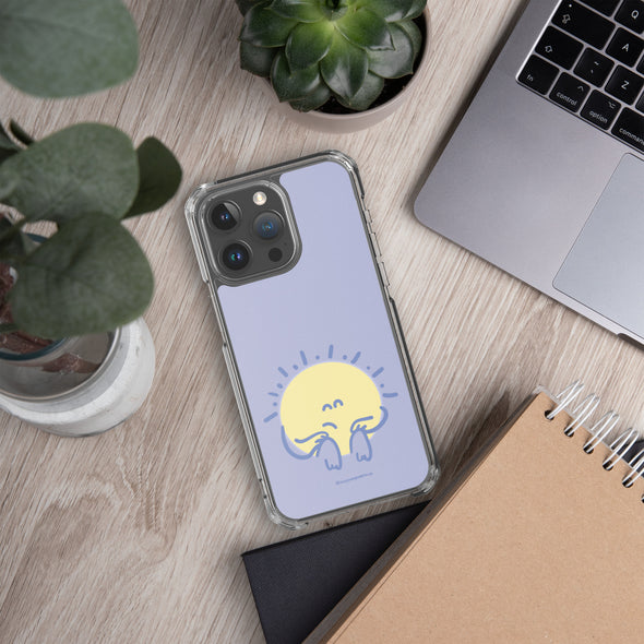 Dimmed Sun Transparent iPhone Case