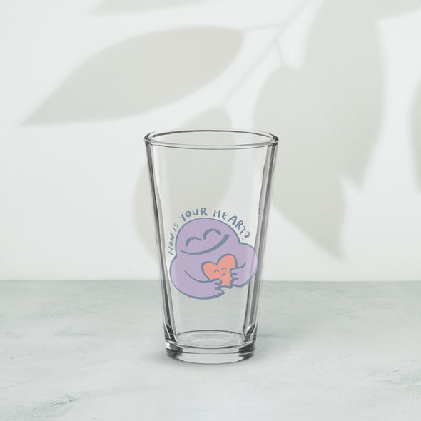 How is your heart Shaker pint glass