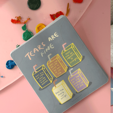 Tear are fine sticker