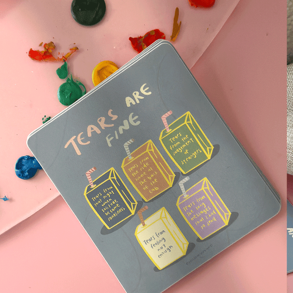 Tear are fine sticker