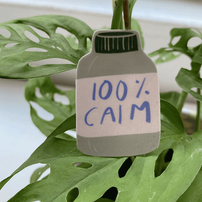 100% Calm Sticker