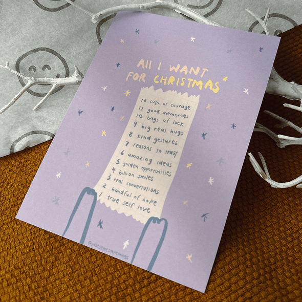 All i want for Christmas | Postcard