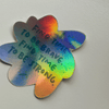 Find time to be brave, find time to be strong Holographic Sticker