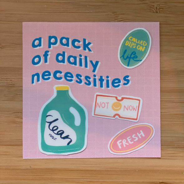Daily Necessities Sticker Pack - Thewearablethings