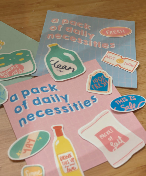 Daily Necessities Sticker Pack - Thewearablethings