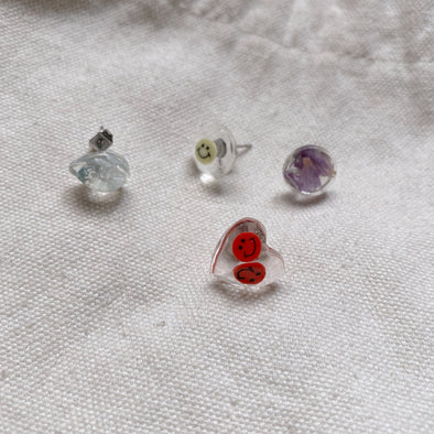 Handmade Resin Ear Studs