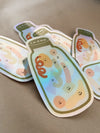 A Jar Of Things Holographic Sticker - Thewearablethings