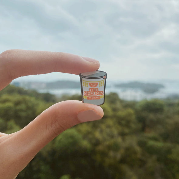 A cup of life moments Enamel Pin