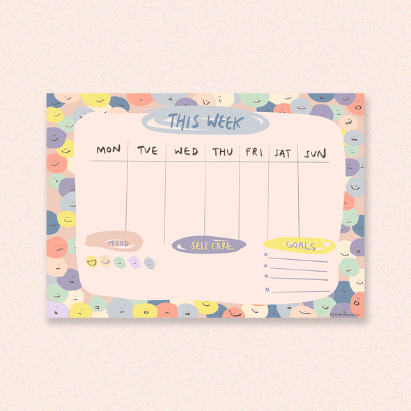 Alaia Smiles This Week Digital Planner - Thewearablethings
