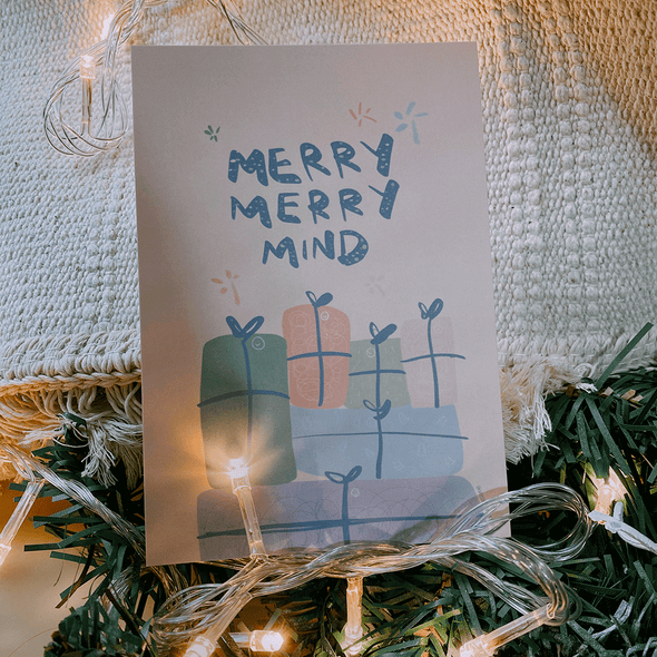 Merry merry mind | Postcard
