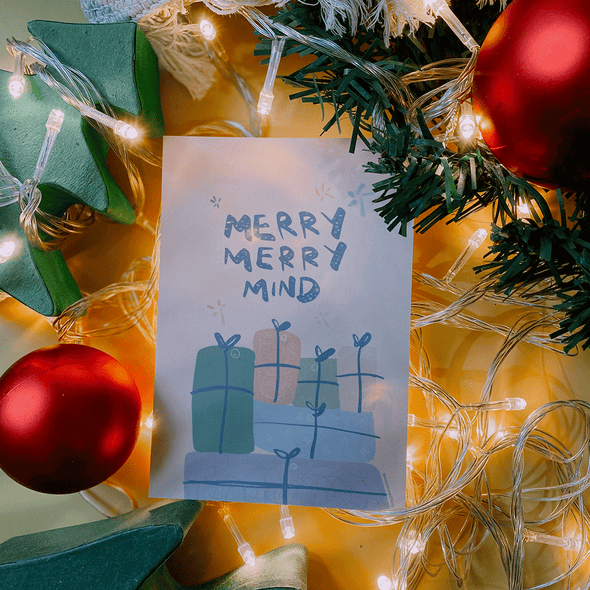 Merry merry mind | Postcard