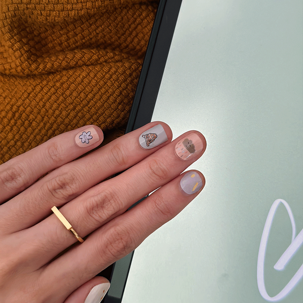 Nodspark x Simple Things - Choose You Nail Art Sticker